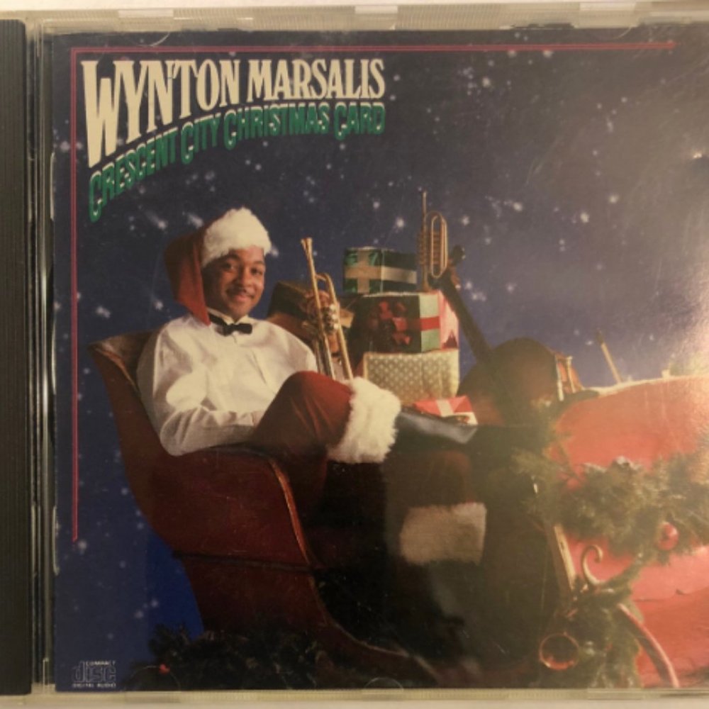 Crescent City Christmas Card by Wynton Marsalis; Jazz Audio CD Like New 1989